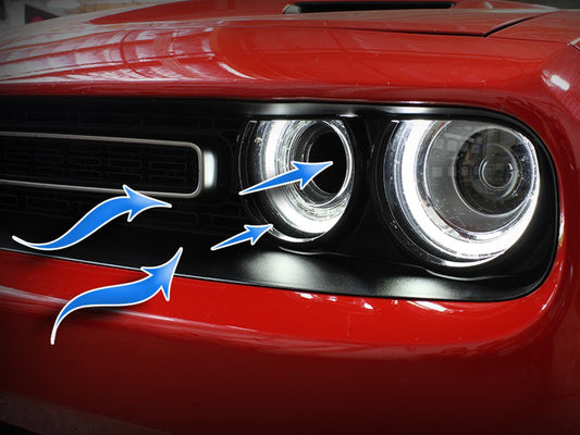 aFe Momentum GT Dynamic Air Scoop Dodge Challenger 15-20 - Red - Graveyard Performance