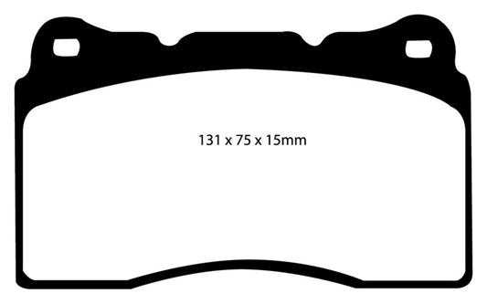 EBC 17-21 Honda Civic Type-R (FK8) Bluestuff Front Brake Pads - Graveyard Performance
