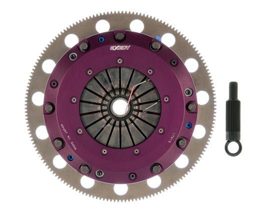 Exedy 1996-2016 Ford Mustang V8 Hyper Twin Cerametallic Clutch Sprung Center Disc Push Type 8-Bolt - Graveyard Performance