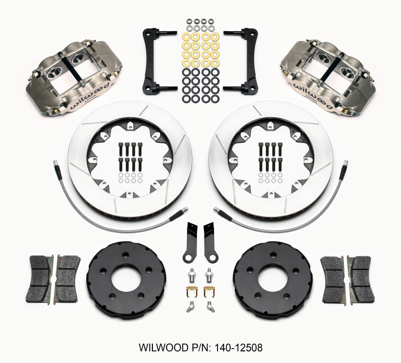 Wilwood Forged Superlite 4R ST BB Front Kit Road Race 2005-2014 Mustang - Graveyard Performance