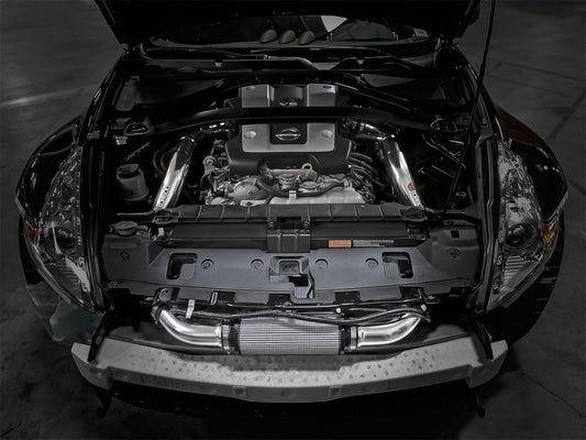 aFe Takeda Intake Stage-2 Polished Pro DRY S 09-17 Nissan 370Z V6 3.7L - Graveyard Performance