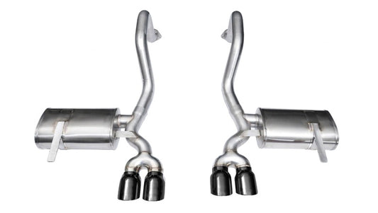 Corsa 1997-2004 Chevrolet Corvette C5 Z06 5.7L V8 Xtreme Axle-Back Exhaust w/ Black Tips - Graveyard Performance