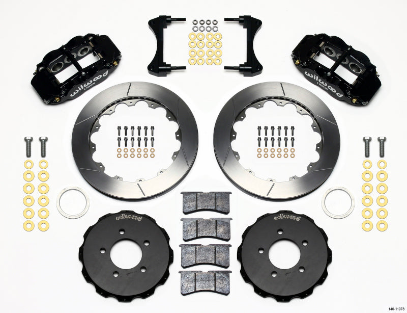 Wilwood Narrow Superlite 6R Front Hat Kit 12.88in 2006-Up Civic / CRZ - Graveyard Performance