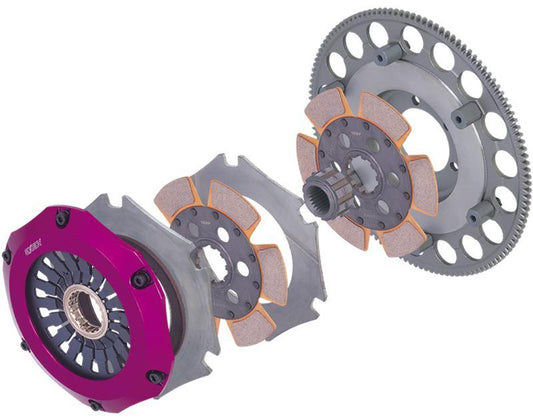 Exedy 2005-2005 Saab 9-2X Aero H4 Hyper Compe-D Twin Cerametallic Clutch Sprung Center Disc - Graveyard Performance