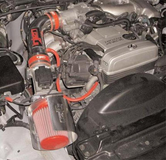 Injen 93.5-95 Supra (NA) / 92-95 GS300 SC300 w/ Heat Shield Polished Short Ram Intake - Graveyard Performance
