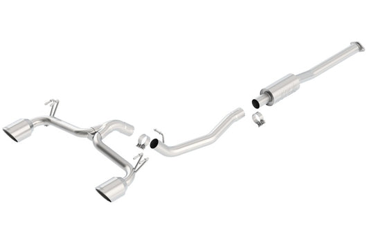 Borla 09-15 Mitsubishi Lancer Ralliart 2.0L 4cyl MT 6spd AWD Catback Exhaust - Graveyard Performance