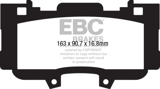EBC Brakes Greenstuff 2000 Series Sport Pads - Graveyard Performance