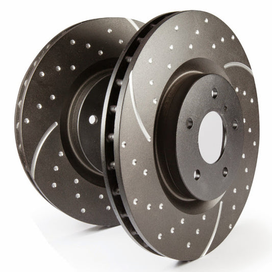 EBC 13+ Ford Fiesta 1.6 Turbo ST GD Sport Rear Rotors - Graveyard Performance
