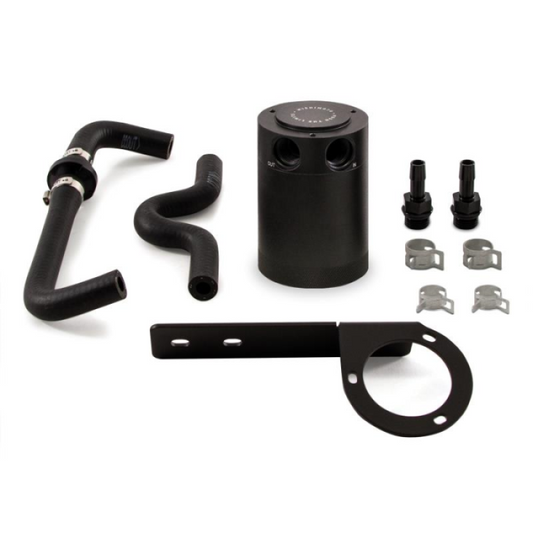 Mishimoto 2017+ Honda Civic Type R Baffled Oil Catch Can Kit - Black - Graveyard Performance