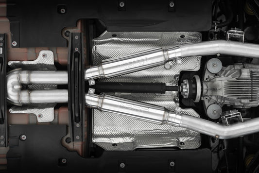 MBRP 17-21 Charger 5.7/6.1/6.4L 3in Dual Rear Exit SS Catback Exhaust w/ Carbon Fiber Tips - Graveyard Performance