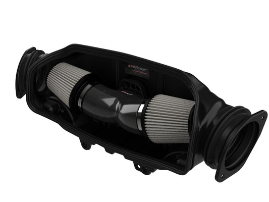 aFe 2020 Corvette C8 Track Series Carbon Fiber Cold Air Intake System With Pro DRY S Filters - Graveyard Performance