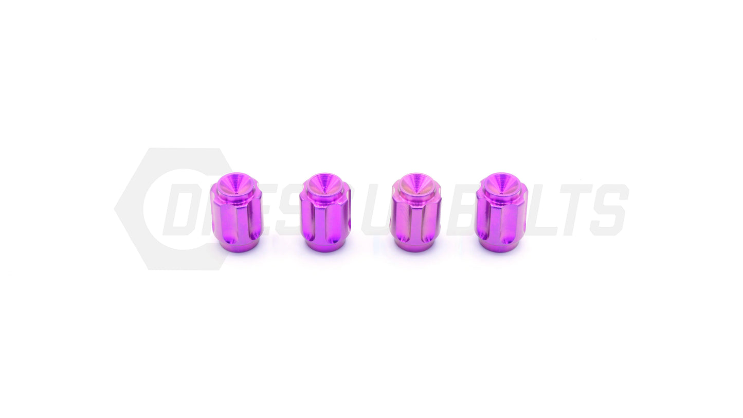 Dress Up Bolts Titanium Valve Stem Caps - Gear Design - DressUpBolts.com