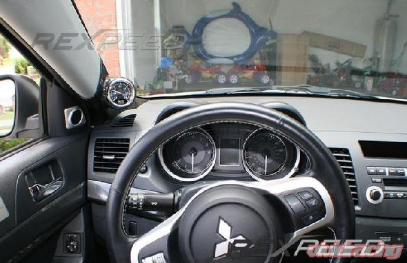 Evo X LHD CF A-Pillar Pod