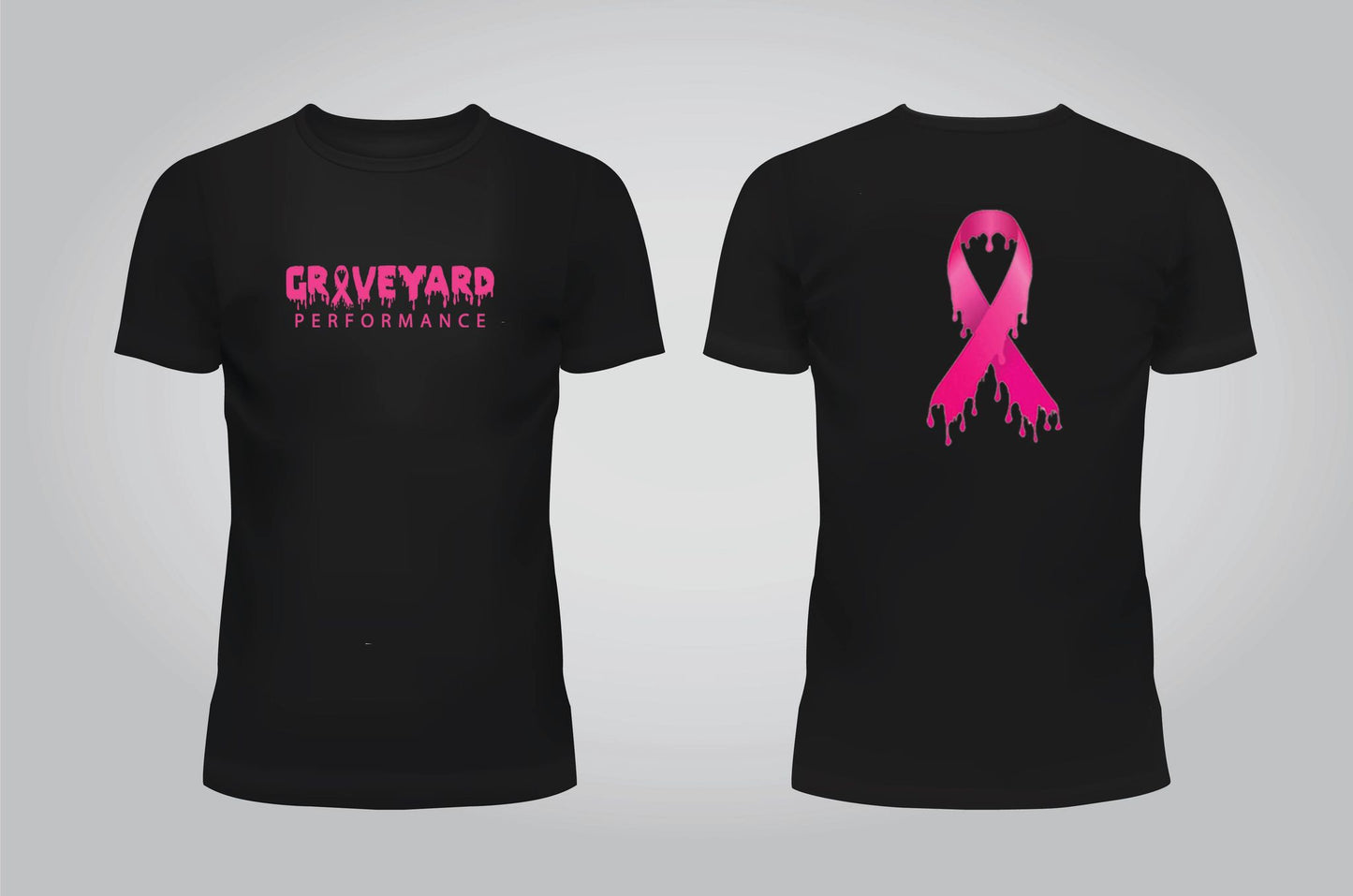 Graveyard Performance Breast Cancer Awareness T-Shirt