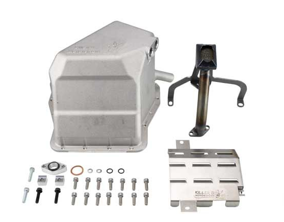 Killer B Motorsports Super G Performance Oil Pan w/ High Flow Pickup & Baffle - Subaru Models (inc. 2002-2014 WRX / 2004+ STI)