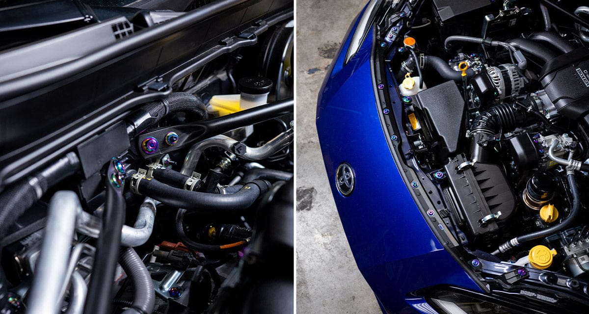 Dress Up Bolts Stage 2 Titanium Hardware Engine Bay Kit - Toyota GR86/Subaru BRZ (2022+)