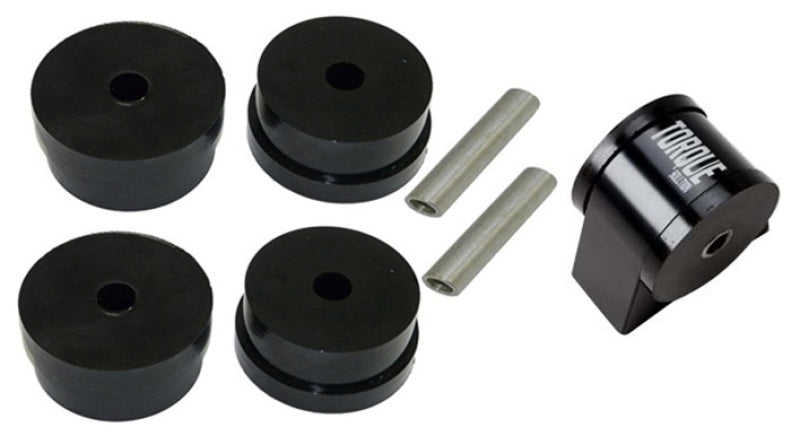 Torque Solution Side Mount Inserts & Billet Front Engine Mount Combo: Mitsubishi Evolution X 08-14 - Graveyard Performance