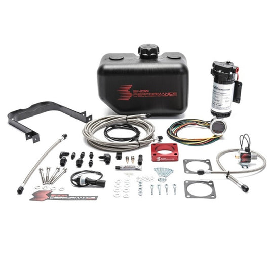 Snow Performance 08-15 Evo Stg 2 Boost Cooler Water Injection Kit w/SS Braid Line & 4AN Fittings - Graveyard Performance