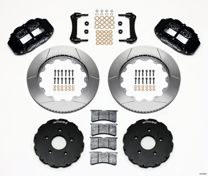 Wilwood Narrow Superlite 6R Front Hat Kit 14.00in 2005-up Corvette C6 - Graveyard Performance