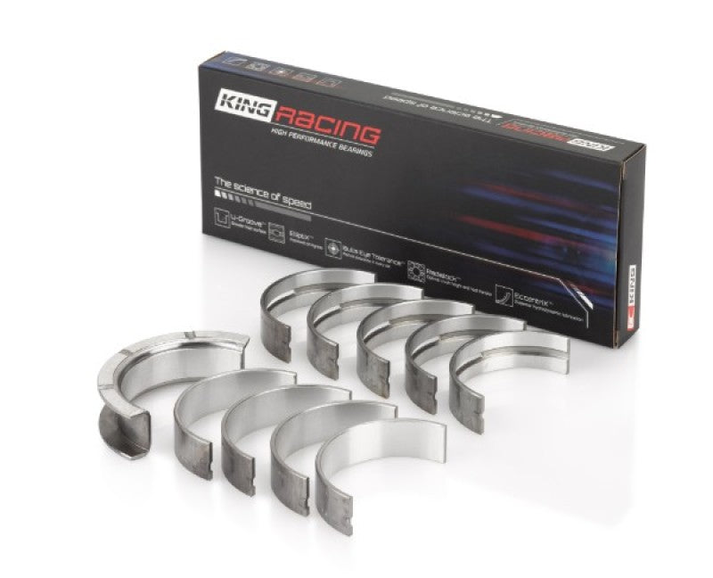 King Engine Bearings GM 262/267/302/307/327/350 (Size 010) Performance Main Bearing Set