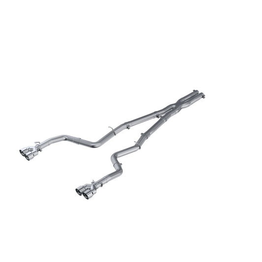 MBRP 15-16 Dodge Challenger 5.7L HEMI Cat Back Dual Split Rear - Graveyard Performance