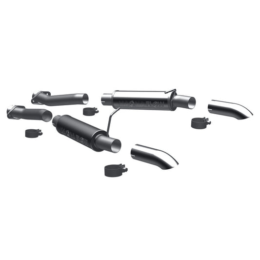 MagnaFlow SYS C/B 86-04 Mustang 2.5inch 4.6/5.0 w/ Turn Downs - Graveyard Performance