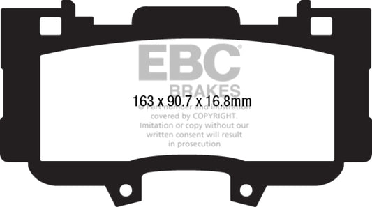 EBC brake Ultimax2 brake Pads - Graveyard Performance