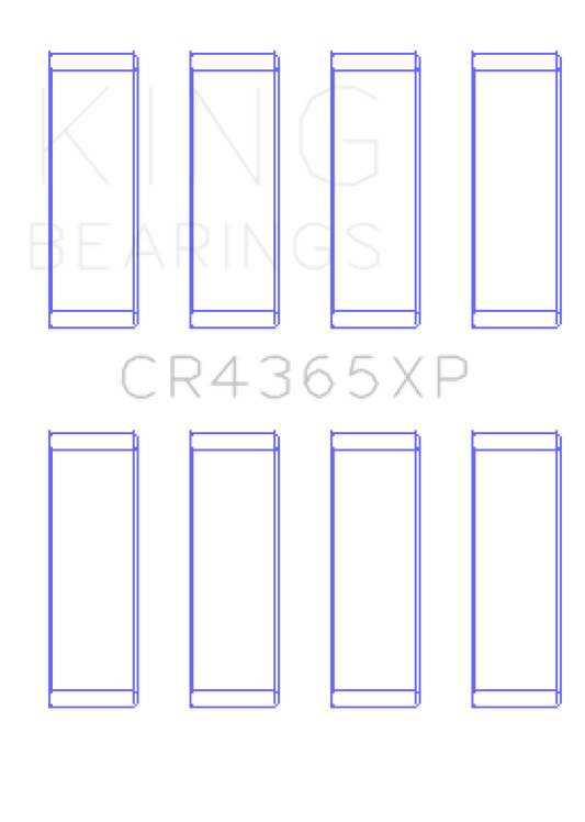 King Engine Bearings Ford Zetec S/Ecoboost 1.6 Connecting Rod Bearing Set of 6
