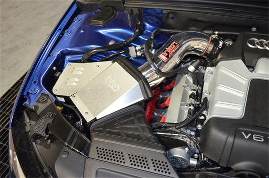 Injen 2015 Audi B8/S4 3.0L TFSI Supercharged Polished Short Ram Intake w/MR Technology & Heat Shield - Graveyard Performance