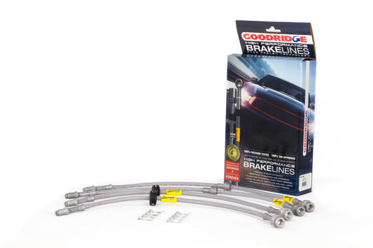 Goodridge 04-13 Mazda 3/Mazdaspeed3 Stainless Steel Brake Line Kit - Graveyard Performance