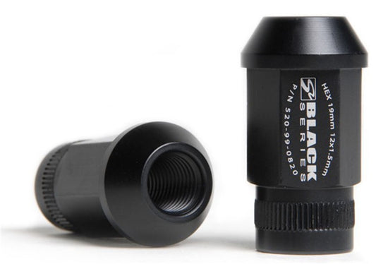 Skunk2 12 x 1.5 Forged Lug Nut Set (Black Series) (16 Pcs.) - Graveyard Performance