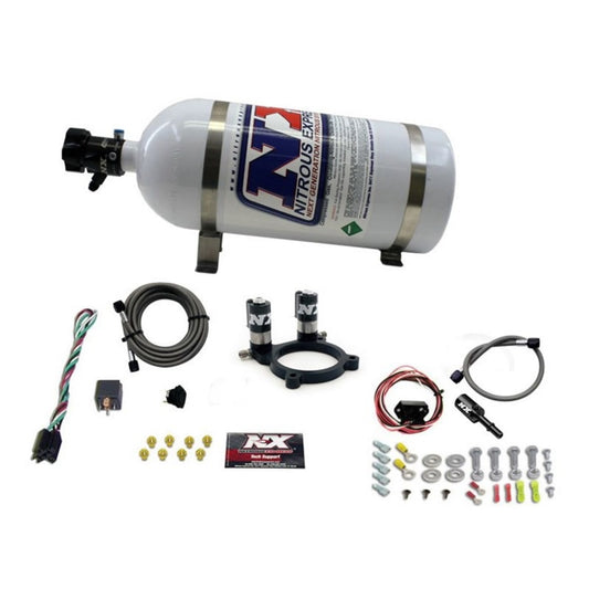 Nitrous Express Ford 3.5L/3.7L V6 Nitrous Plate Kit w/10lb Bottle - Graveyard Performance