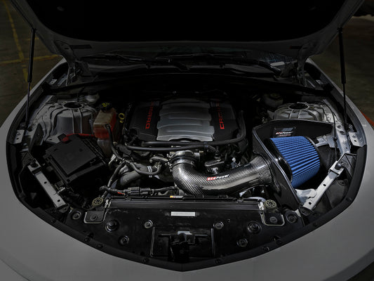 aFe Track Series Carbon Fiber Pro 5R AIS - 16-19 Chevrolet Camaro SS V8-6.2L - Graveyard Performance