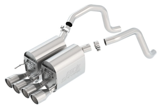 Borla 05-08 Corvette Coupe/Conv 6.0L/6.2L 8cyl AT/MT 6spd S-Type II SS Exhaust (rear section only) - Graveyard Performance
