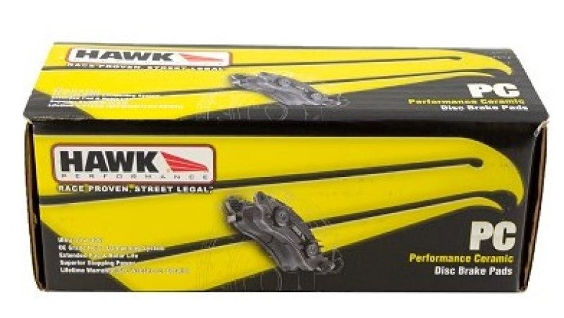 Hawk 15-17 Ford Mustang Performance Ceramic Rear Brake Pads - Graveyard Performance