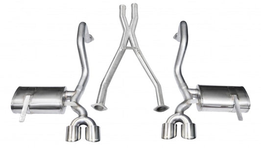 Corsa 1997-2004 Chevrolet Corvette C5 Z06 5.7L V8 Polished Xtreme Cat-Back + XO Exhaust - Graveyard Performance