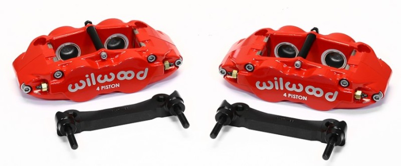 Wilwood Narrow Superlite 4R Rear Caliper & Bracket Kit - Red 97-13 C5/C6 Corvette w/ OEM Rotors - Graveyard Performance