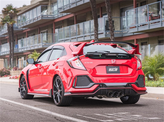 Borla 17-18 Honda Civic Type R 2.0L 2.75in Atak Adjustable Catback Exhaust (Carbon Fiber Black Tip) - Graveyard Performance