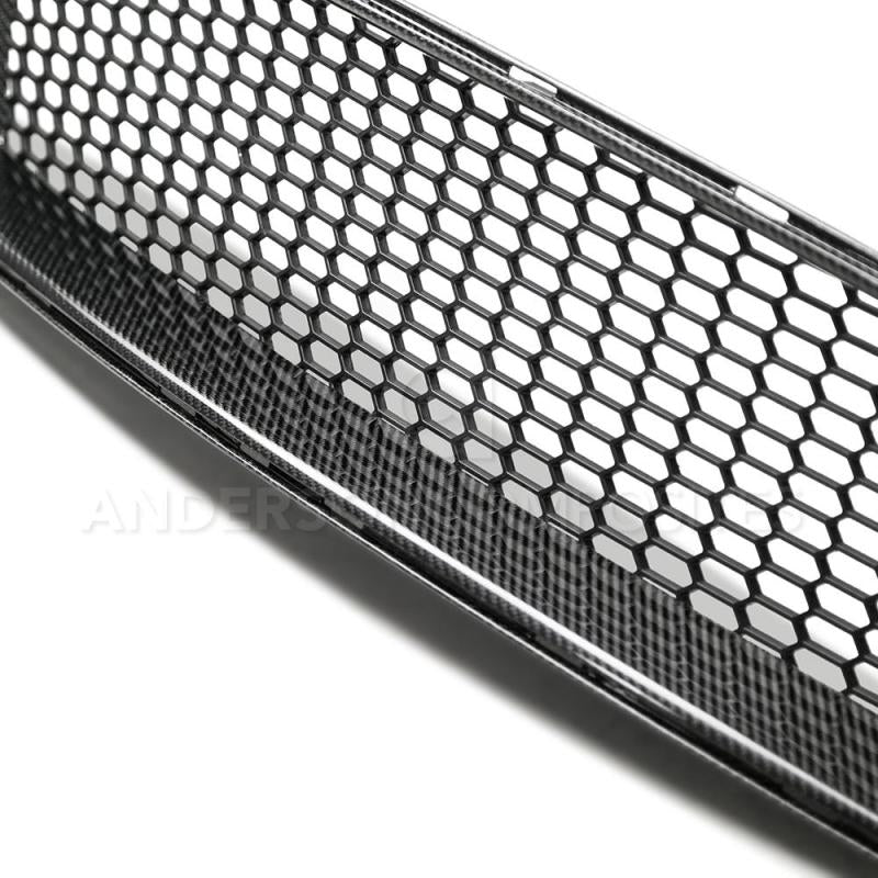Anderson Composites 2018 Ford Mustang Type-GT Carbon Fiber Upper Grille - Graveyard Performance
