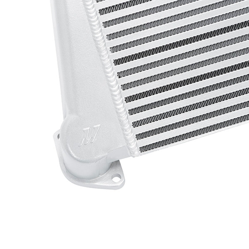 Mishimoto 08-14 Subaru WRX Top-Mount Intercooler Kit - Powder Coated Silver & Blue Hoses - Graveyard Performance