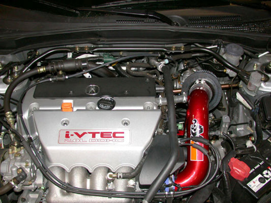 K&N 02 Honda Civic Si Red Typhoon Short Ram Intake - Graveyard Performance