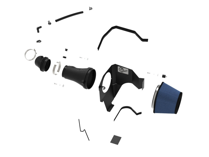 aFe 17-18 Dodge Challenger/Charger Magnum FORCE Stage-2XP Cold Air Intake System w/Pro DRY S- Black - Graveyard Performance
