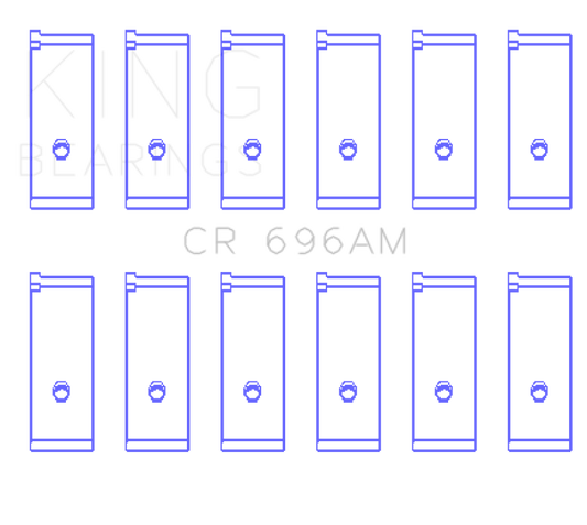 King Engine Bearings Toyota 5ME/5MGE/7MGE/7MGTE Rod Bearing Set - Size STD