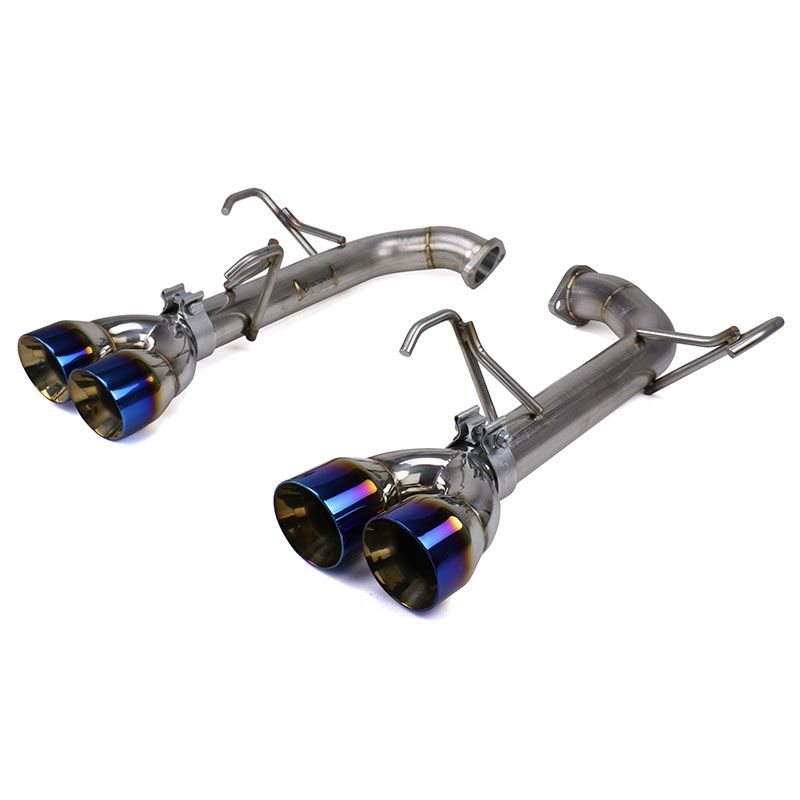 FactionFab Axle Back Exhaust w/ Burnt Tips - Subaru STI 2019-2021