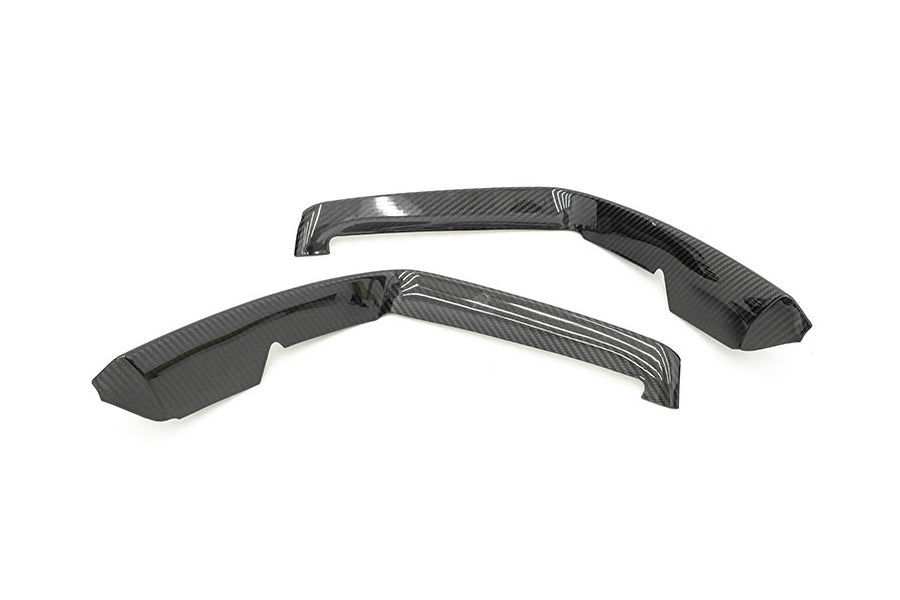 OLM LE Dry Carbon Fiber Front Side Bumper Covers - Toyota Supra 2020+