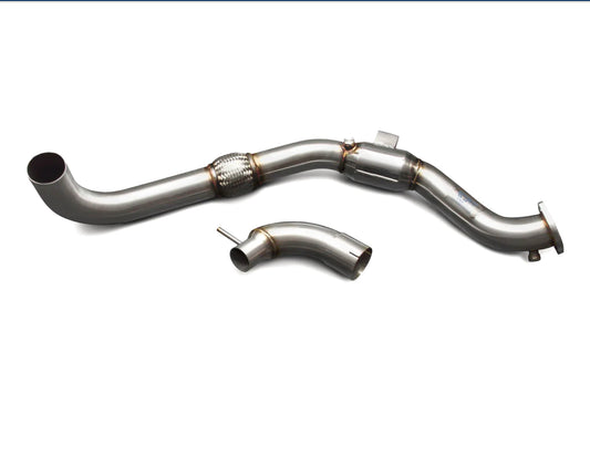 CVF 3" Stainless Steel Catted Downpipe (2015-2022 Ford Mustang EcoBoost)