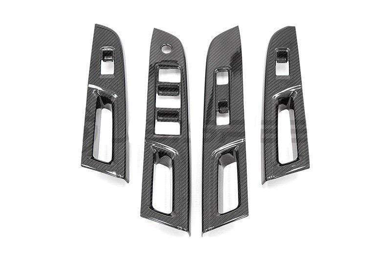 OLM LE Dry Carbon Fiber Switch Panel Covers (Version 18) Subaru WRX / STI 2018-2021