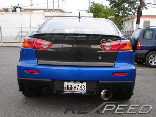 Evo X Carbon Rear Corner Extensions