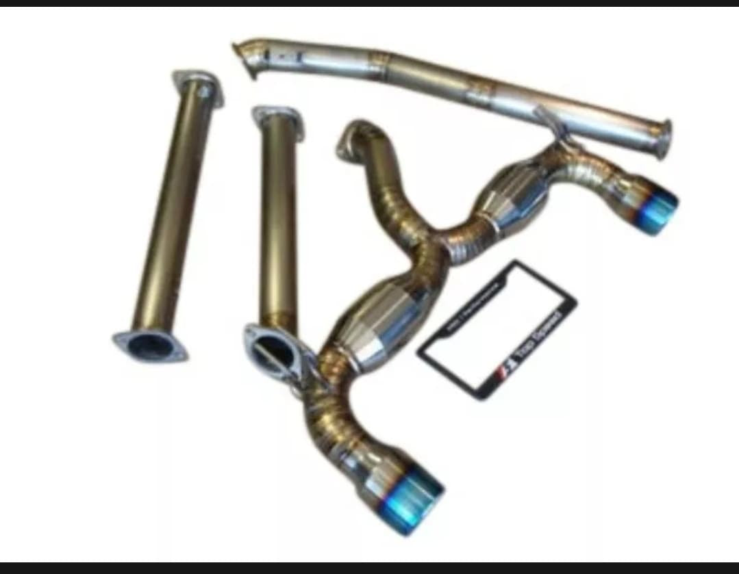 Mitsubishi Lancer Evolution 10 EVO X 08-15 Full Titanium Exhaust System