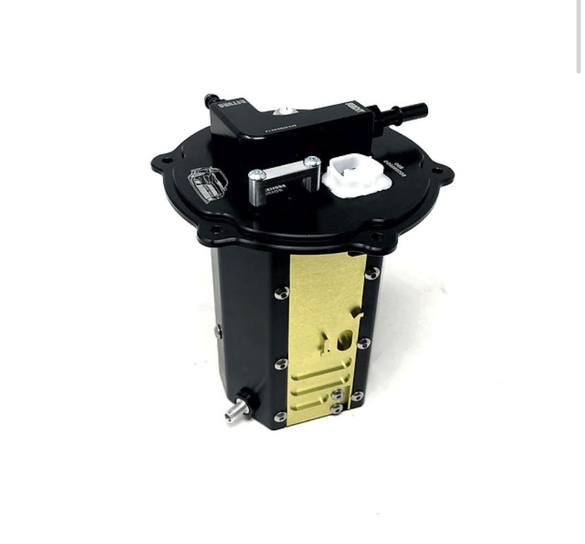 BPR EVOX billet double pumper kit- FUEL PUMP OPTIONS: NO FUEL PUMPS FITTINGS OPTIONS: OEM PUSH IN STYLE FITTINGS RELAY BOX AND WIRING OPTIONS: NO RELAY BOX / WIRING KIT FUEL LINE KIT: NO FUEL LINE KIT